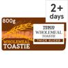 Tesco Toastie Wholemeal Thick Bread 800G