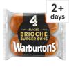 Warburtons White Bistro Brioche Bun 4 Pack