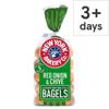 New York Bakery Red Onion & Chive Bagels 5 Pack