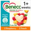 Benecol Raspberry & Peach Low Fat Yogurt 4 Pack 480G