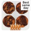 Tesco Chocolate & Salted Caramel Muffins 4 Pack