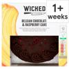Wicked Kitchen Belgian Chocolate & Raspberry Cake
