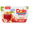 Dole Peaches In Strawberry Jelly 4X123g