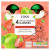 Tesco Apple & Strawberry Fruit Slurpers 4X90g