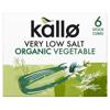 Kallo Very Low Salt Vegetable Stock Cube 60G