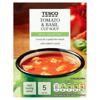 Tesco Tomato & Basil With Croutons Soup In A Mug 5 Pack 120G