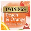 Twinings Peach & Orange 20 Teabags 40G