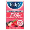 Tetley Super Fruit Multi Vitamins Berry 20 Tea Bags 40G