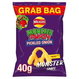 Walkers Monster Munch Mega Pickled Onion Snack40g