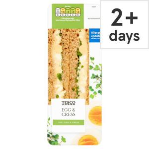 Tesco Egg & Cress Sandwich