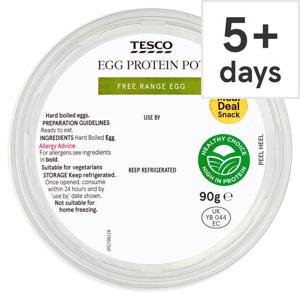 Tesco Egg Protein Pot 90G