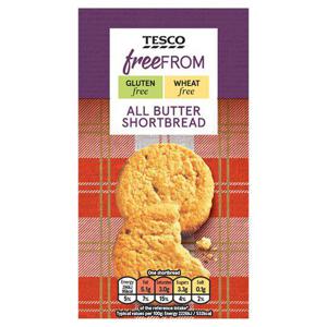 Tesco Free From Shortbread 160G