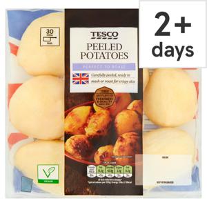 Tesco Peeled Potatoes 700G