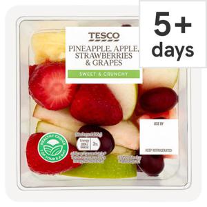 Tesco Pineapple Apple Strawberry & Grape 260G