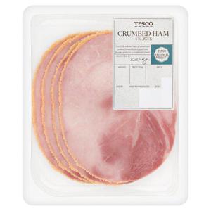 Tesco Crumbed Ham 4 Slices