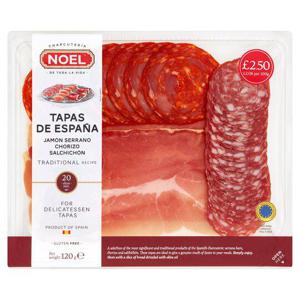 Noel Sliced Tapas Selection 120G