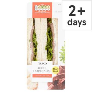 Tesco Beef & Horseradish Sandwich