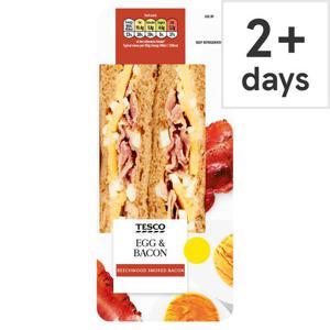 Tesco Egg & Bacon Sandwich