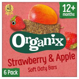 Organix 12 Month Strawberry Cereal Bar 6X30g