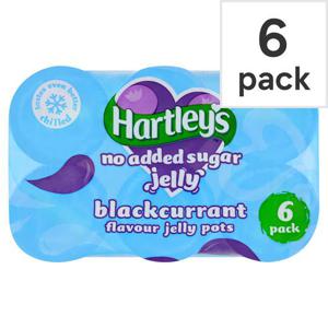 Hartleys No Added Sugar Blackcurrant Jelly 6 Pack