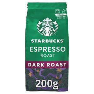 Starbucks Espresso Roast Ground Coffee 200G