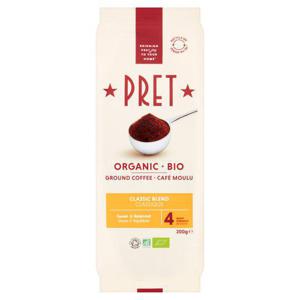 Pret Organic Classic Ground Blend Coffee 200G