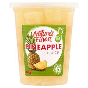 Nature's Finest Pineapple In Juice 400G