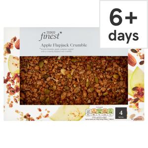 TESCO FINEST APPLE FLAPJACK CRUMBLE 500G