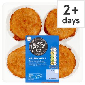 Hearty Food Co. 4 Fishcakes 340g