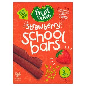 Fruit Bowl School Bars Strawberry 100G