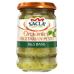 Sacla Organic Basil Pesto 190G