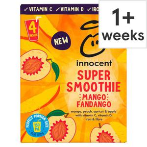 Innocent Super Smoothie Mango Fandango 4X150ml