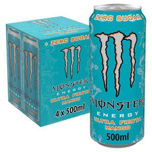 Monster Energy Ultra Fiesta Mango Drink 4 X 500Ml