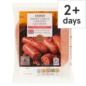 Tesco Sweet Chilli Chicken Sausages 400g