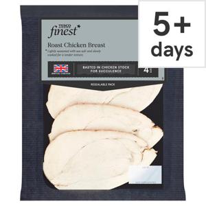 Tesco Finest 4 Roast Chicken Slices 125G