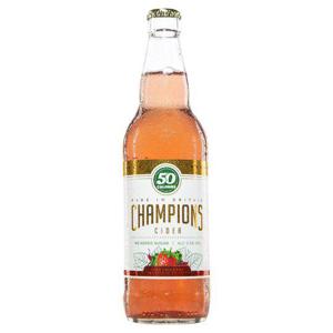 Champions Cider Strawberry & Rhubarb 500Ml