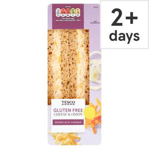 Tesco Gluten Free Cheese & Onion Sandwich