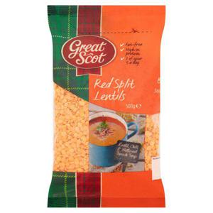 Great Scot Red Split Lentils 500G