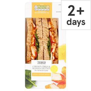 Tesco Tikka Chicken & Mango Chutney Sandwich