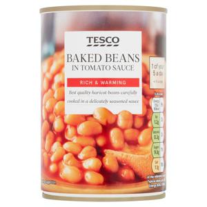 TESCO BAKED BEAN IN TOMATO SAUCE 420G