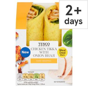 Tesco Chicken Tikka With Onion Bhaji Wrap