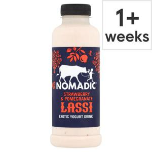 Nomadic Lassi Strawberry & Pomegranate Yogurt Drink 500Ml