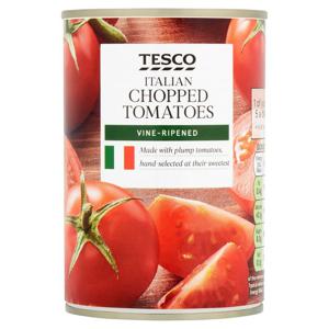 TESCO ITALIAN CHOPPED TOMATOES 400G