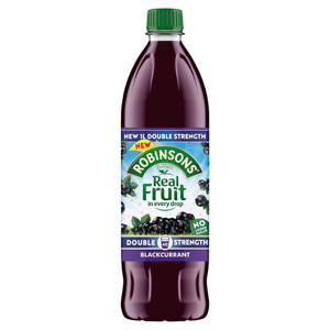 Robinson Double Strength Blackcurrant No Added Sugar Squash 1L