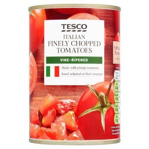 Tesco Italian Finely Chopped Tomatoes 400g