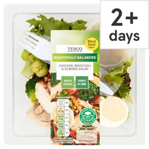 Tesco Beautifully Balanced Chicken, Broccoli & Almond Salad 265G