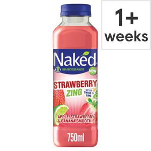 Naked Strawberry Zing Smoothie 750Ml