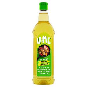 U Me Frying & Roasting Vegetable Olive Oil Blend 1L