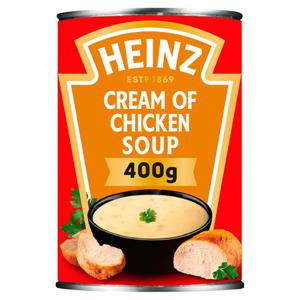 HEINZ CREAM OF CHICKEN SOUP 400G