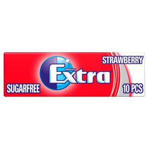 Extra Strawberry Gum 10 Pieces